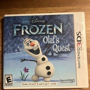 Nintendo 3DS frozen olafs quest